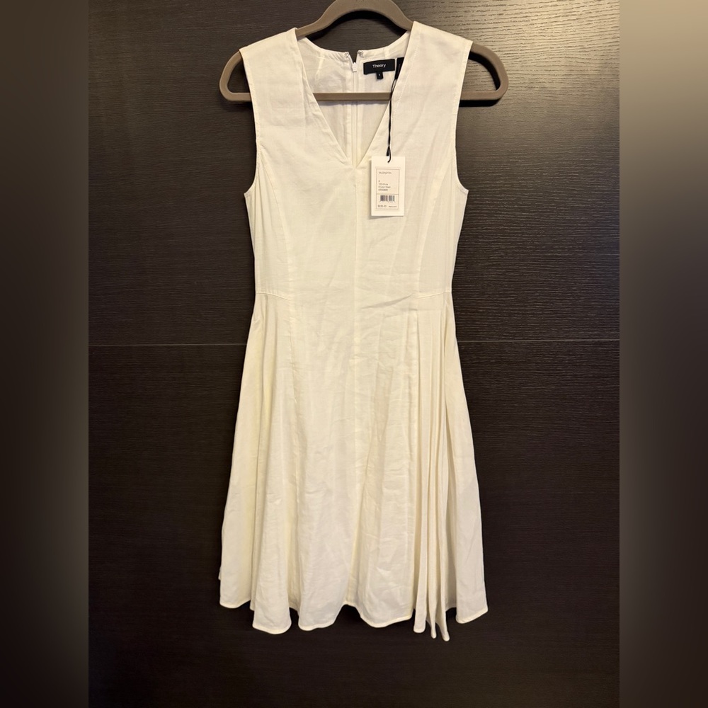 Theory White dress